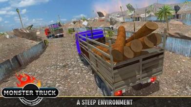 Monster Truck Offroad Stunt Challenge截图2