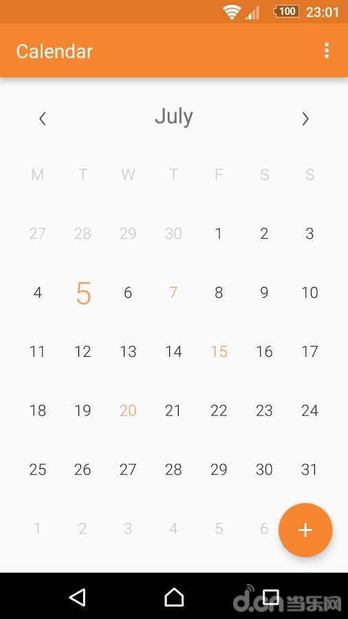 简单日历:Calendar截图1