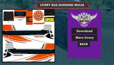 Livery Skin Bussid Gunung Mulia截图1