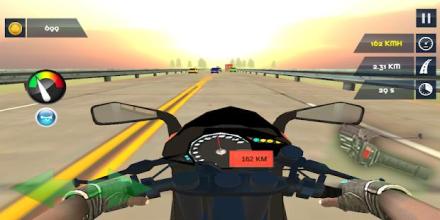 Traffic Highway Moto Bike - Rider, Racing截图1