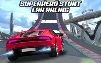 Superhero Car Stunt Racing Challenges截图1