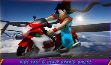 Goku Hero Bike Stunts截图5