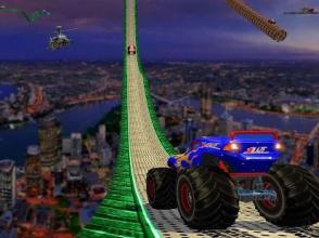 Impossible Stunts Monster Truck Game截图5