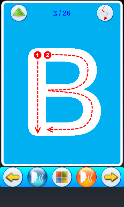 ABC字母学习卡截图1