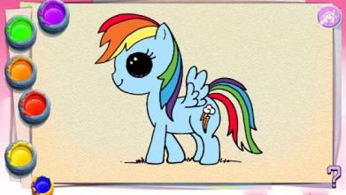 Coloring My Cute Little Pony截图3