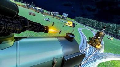 Zombie Survival: Shooting Train Sniper Attack截图2