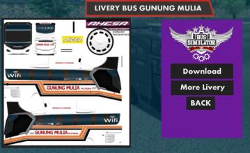 Livery Skin Bussid Gunung Mulia截图2