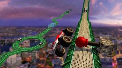 Impossible Stunts Monster Truck Game截图2