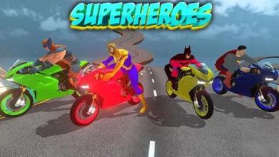 SuperHeroes Downhill Racer: Racing Game截图4