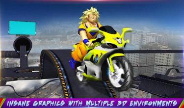 Goku Hero Bike Stunts截图4