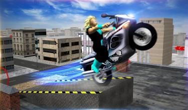 Goku Hero Bike Stunts截图1