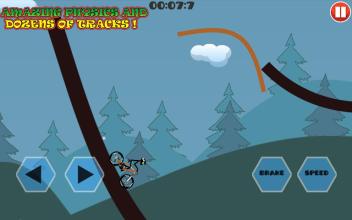 Stickman Downhill Bicycle Stunt截图3