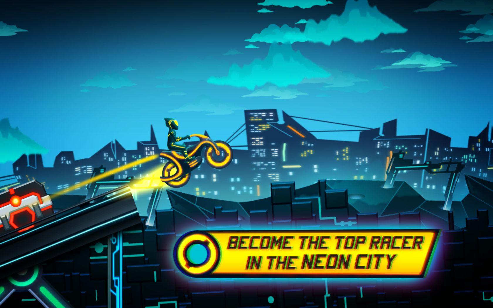 Bike Race Game: Traffic Rider Of Neon City截图3