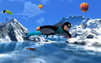 Flying Wing Suit - Sky Diving Air Stunts Simulator截图2