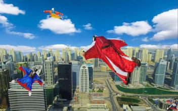 Flying Wing Suit - Sky Diving Air Stunts Simulator截图4