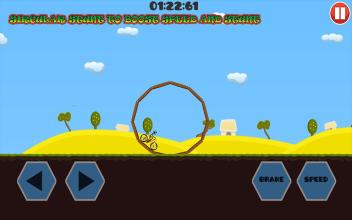 Stickman Downhill Bicycle Stunt截图5