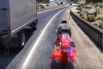 Real Desert Police Motobike Race Simulator 2019截图4