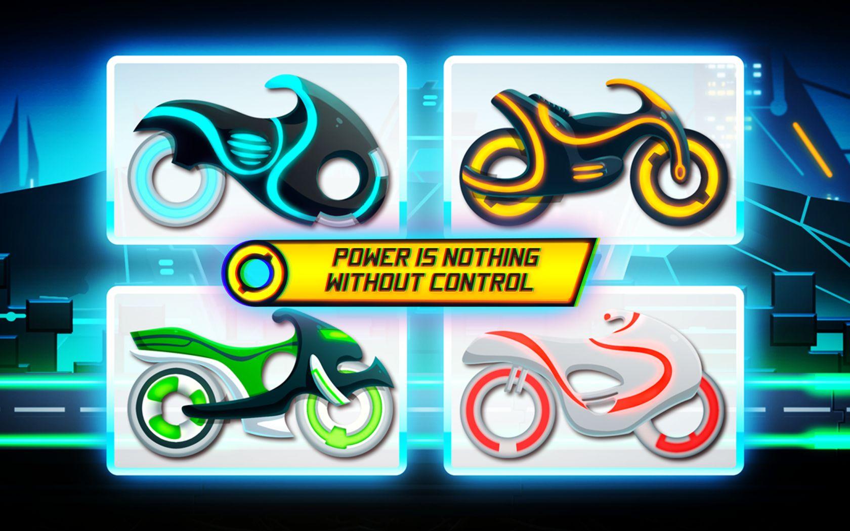 Bike Race Game: Traffic Rider Of Neon City截图1