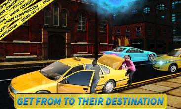 New Taxi Driver City Road Cab - Taxi Driving Games截图2