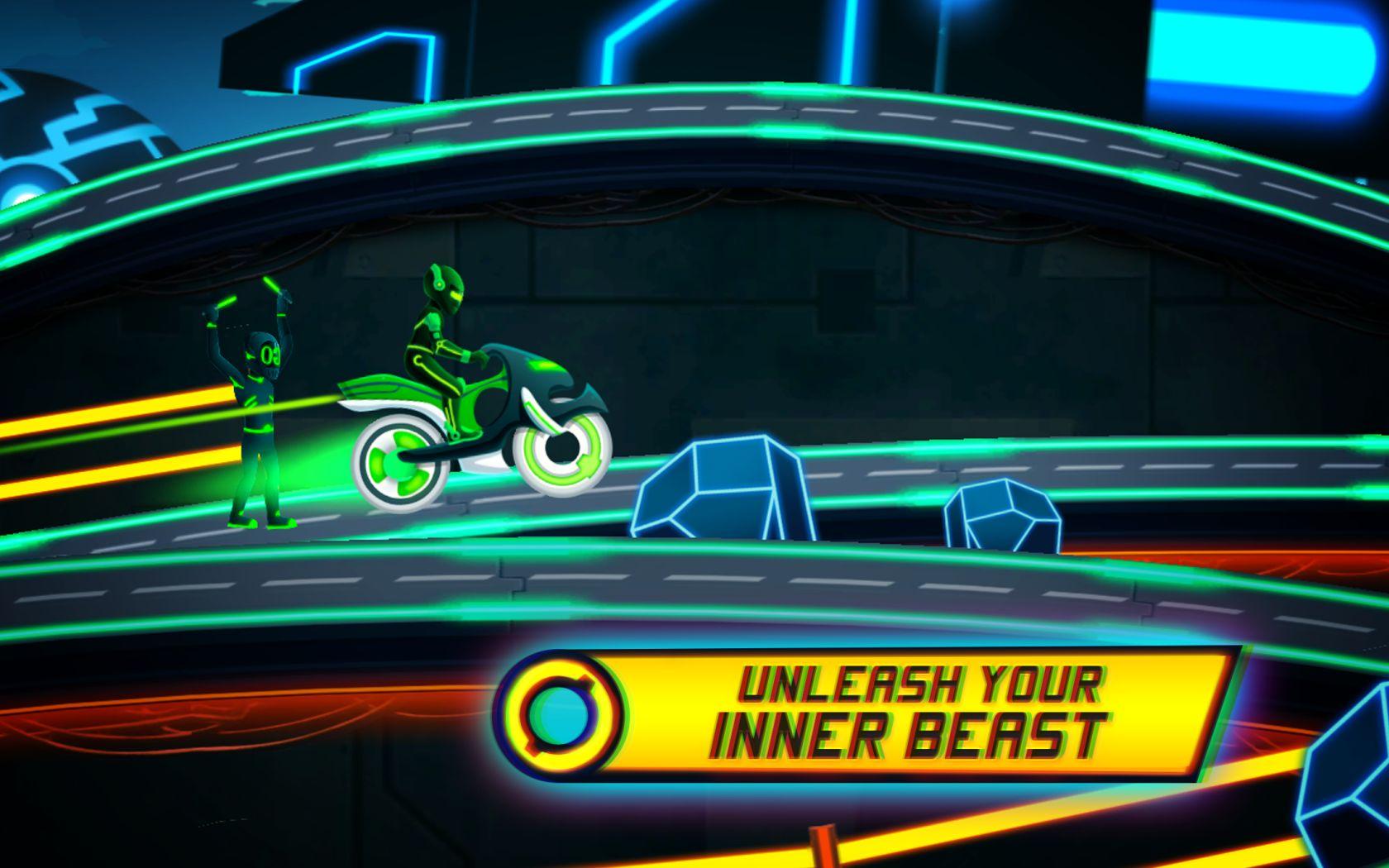 Bike Race Game: Traffic Rider Of Neon City截图4