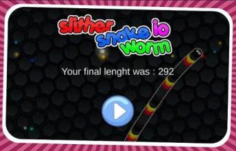 Slither Snake io Worm Games截图1