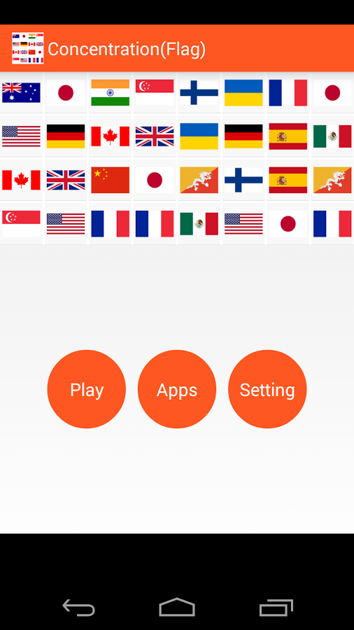 Concentration (Flags)截图1