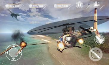 Real Gunship Battle Helicopter War 3D截图2