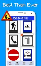 Road Signs Color By Number - Pixel Art截图5