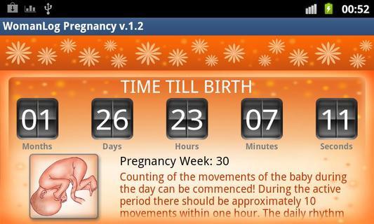 WomanLog 女性怀孕日历截图3