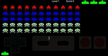 Invaders 8 bits Retro Game截图1