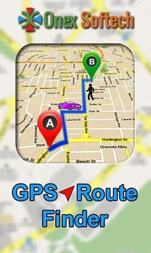 GPS路线搜索截图