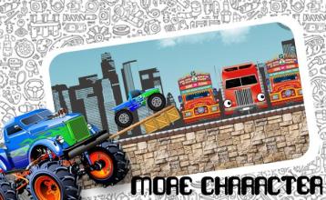 Monster Car Racing City截图2