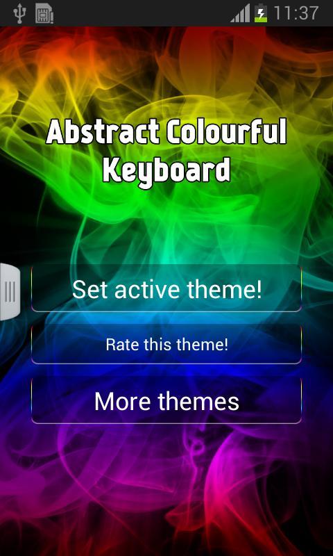 Abstract Colourful Keyboard截图1