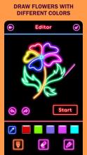 Learn To Draw Glow Flowers Step By Step截图5