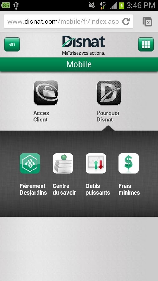 Desjardins mobile services截图4