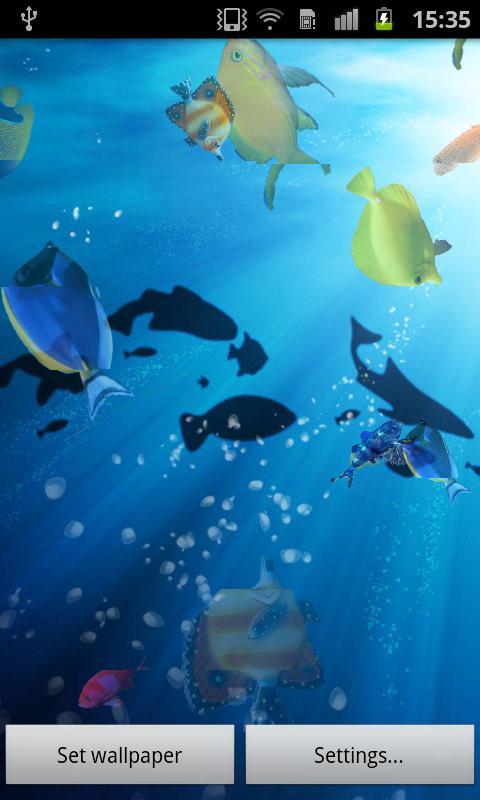 Ocean Fish Live Wallpaper截图2