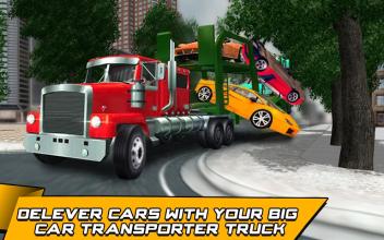 Euro Car Transporter & Car Parking Game截图4