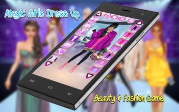 Magic Girls Dress Up - Beauty & Fashion Game截图1