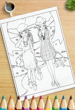 BFF - Fashion Couple Painting Game截图1