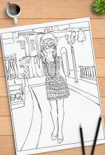 Stylish Fashion Painting Game截图4