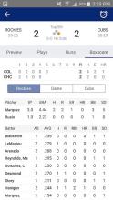 Rockies Baseball: Live Scores, Stats, Plays, Games截图4