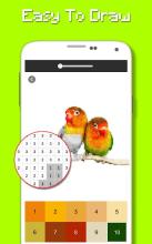 Bird Color By Number - Pixel Art截图4