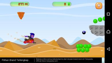 Sam The BlueBoard Fighter on Desert截图1