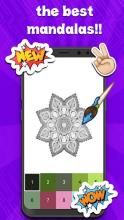 Coloring by numbers - Mandalas Pixel Art截图2