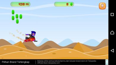 Sam The BlueBoard Fighter on Desert截图4