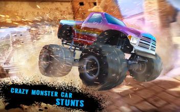 Mountain Climb Racing : Monster Truck Games截图5