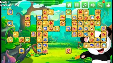 Animal Panda Connect - Onet Classic截图2