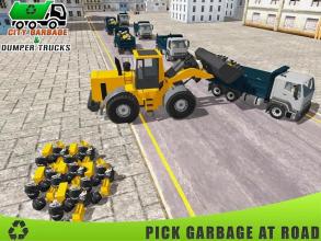 Garbage Dump Truck Trash Pickup Driving 3D截图5