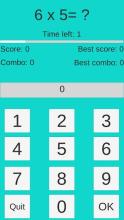 Multiplication table - exercise截图1