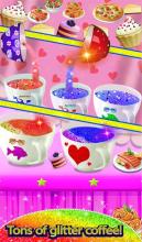 Glowing Glitter Coffee Shop: Trendy Kids Sparkle截图3